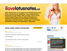 Tablet Screenshot of ilovelotusnotes.net